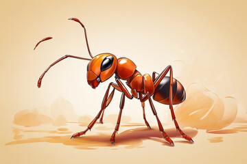 A potrait of an ant.