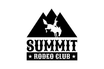 vector illustration of a symbol of a horse