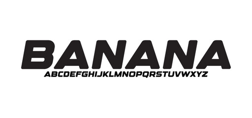 modern minimalist alphabet font, lowercase bold typography style