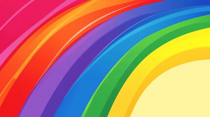 Fototapeta premium A colorful heart drawing. Representing LGBTQ community and Pride Day. Equality and human right.