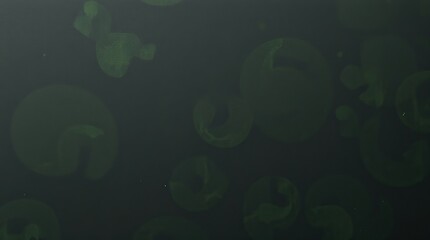 Contrast black and moss-green watercolor paper background, evoking a sense of organic sophistication, with subtle, expressive brushstrokes and natural fiber imperfections visible throughout.