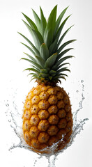 pineapple in water