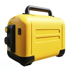 Yellow Portable Power Generator With Handle