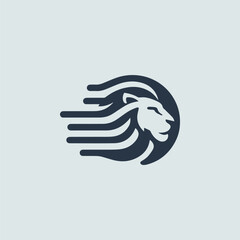 Lion fast logo