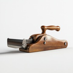 A Wooden Handheld Tobacco Cutter Device