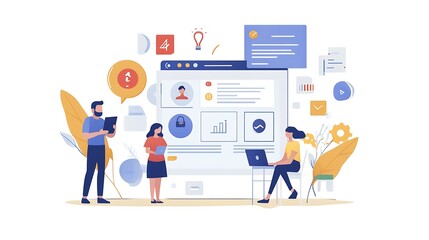 Collaborative Teamwork in Digital Workspace