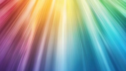 Rainbow Beam Light Spectrum Abstract image of a rainbow light spectrum, with vibrant colors blending seamlessly.