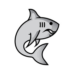 fierce shark character design.eps