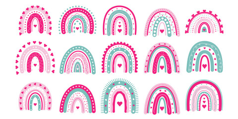 Colorful Valentine Rainbow