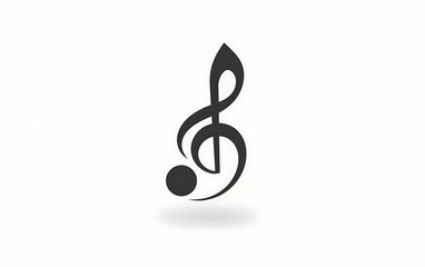 Obraz premium Music note graphic, simple, clean, use for website, apps, social media