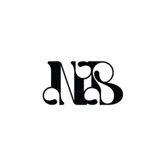 NB monogram logo design letter text name symbol monochrome logotype alphabet character simple logo