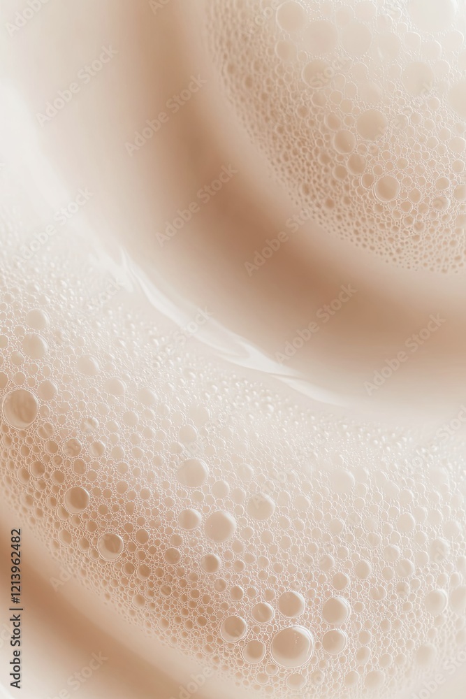 Poster soft waves of creamy texture create an inviting atmosphere with