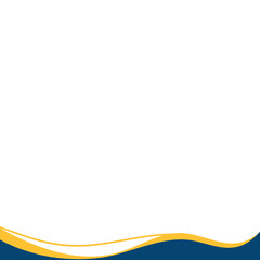 Obraz premium Curve Wavy Footer