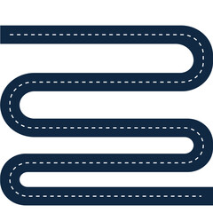 Obraz premium Road Map Location