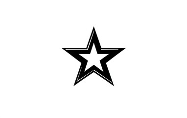 Obraz premium Black Star Graphic Design