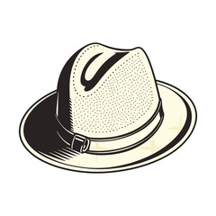 Cartoon hats. Female and male headwear, derby and cowboy, straw hat, cap, panama and cylinder. Summer women vintage fashion hats vector set. Illustration female and male accessory ca or hat