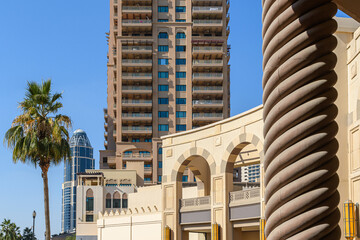 Architecturally Diverse Doha Cityscape