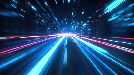 High Speed Drive Through a City