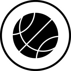 Basketball icon style © designing ocean