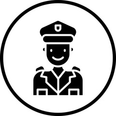 Police Officer icon style