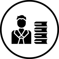Librarian icon style