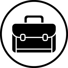Suitcase icon style