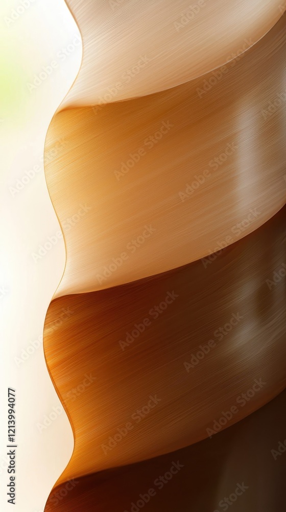 Poster calming mocha mousse color transition minimalist design earthy tones smooth textures close-up view