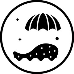 Beach Parasol icon style