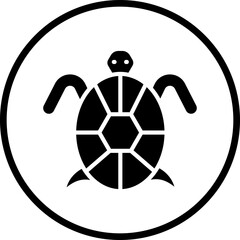 Obraz premium Sea Turtles icon style