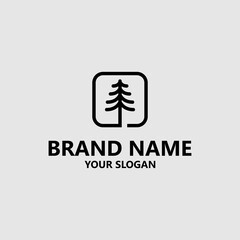 logo for pine tree company