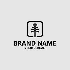 logo for pine tree company