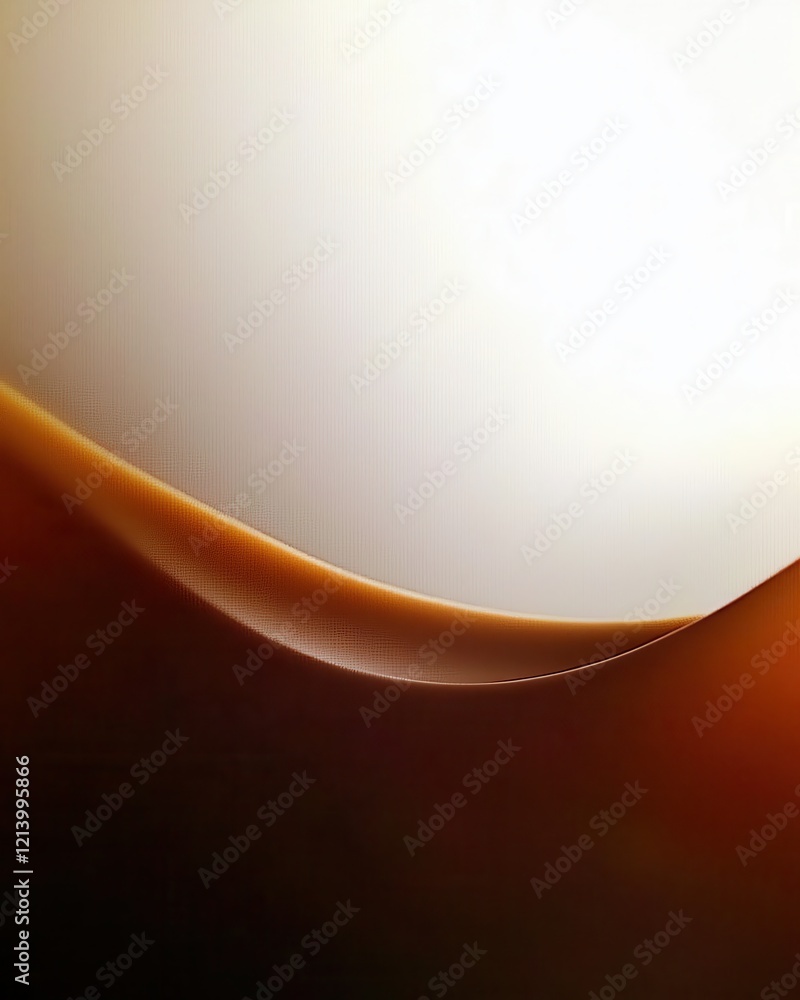 Poster Elegant diagonal gradient of mocha mousse color aesthetic design abstract image soft light environment artistic viewpoint