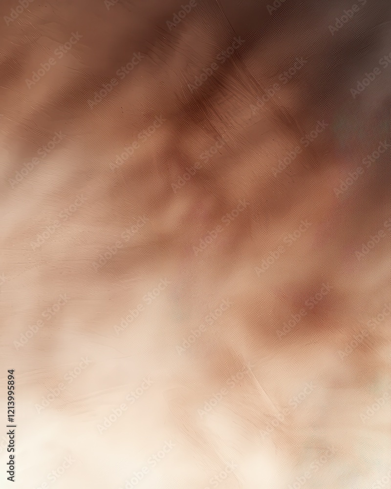 Aufkleber dreamy abstract clouds in mocha mousse colors soft chocolate and caramel vertical format warm and in