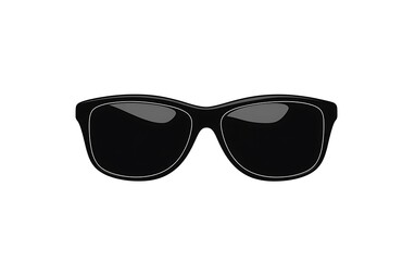 Black sunglasses illustration