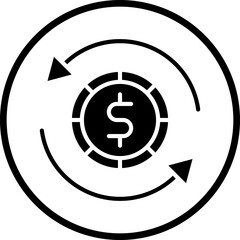 Dollar Exchange icon style