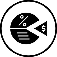 Market Pie Chart icon style