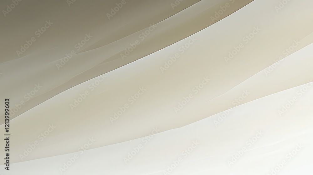 Poster Soft mocha mousse clouds in serene sky abstract art calming atmosphere vertical format