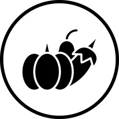 Natural Food icon style