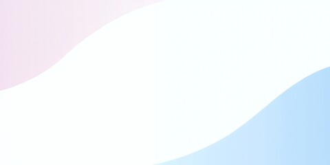 Abstract Pastel Background Soft Pink White and Light Blue Waves Design