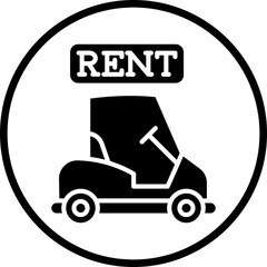 Buggy Rental icon style