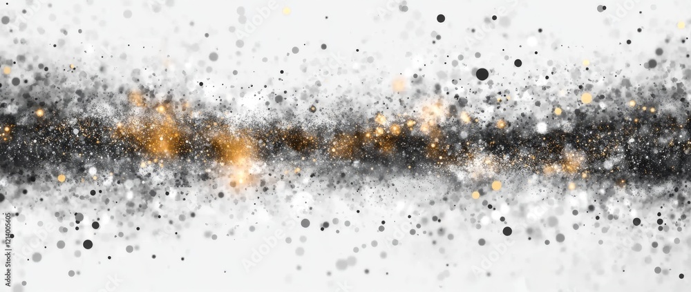 Poster create a shimmering silver glitter overlay texture with sparkles and a transparent background for el