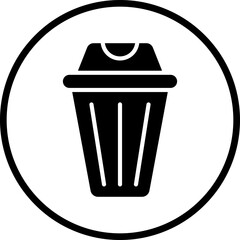 Dustbin icon style