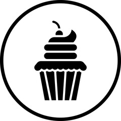 Cupcake icon style