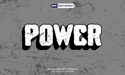 Text effect editable modern creative design