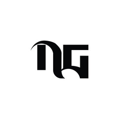 NC monogram logo design letter text name symbol monochrome logotype alphabet character simple logo