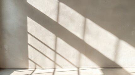 Obraz premium Dramatic Play of Light and Shadow on Textured Wall Surface