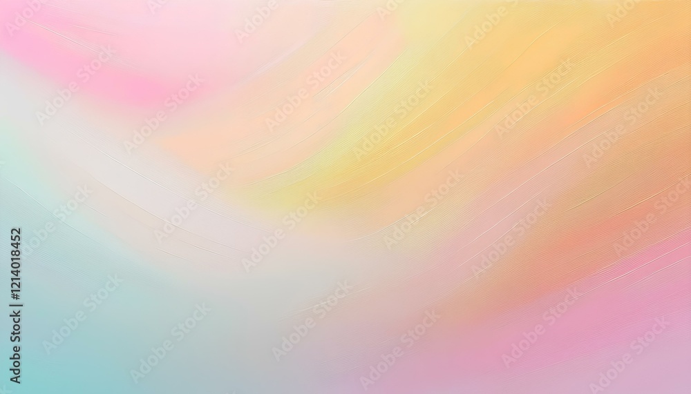 Aufkleber Abstract pastel oil paint with soft texture on canvas background with copy space. abstract colorful background