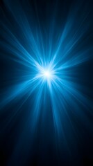 Radiant Light Burst of Ethereal Cosmic Energy in Deep Space