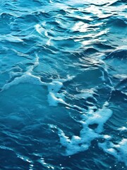 the AI Image Generator, Calm Blue Ocean With Peaceful Texture and Gentle