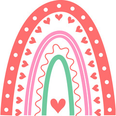 colorfull valentine rainbow